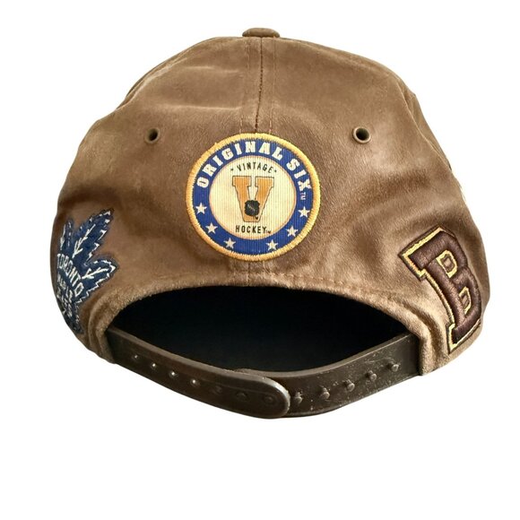 Vintage Zephyr Original Six NHL Hockey Cap Embroidered Patches Adjustable Strap - Picture 4 of 16